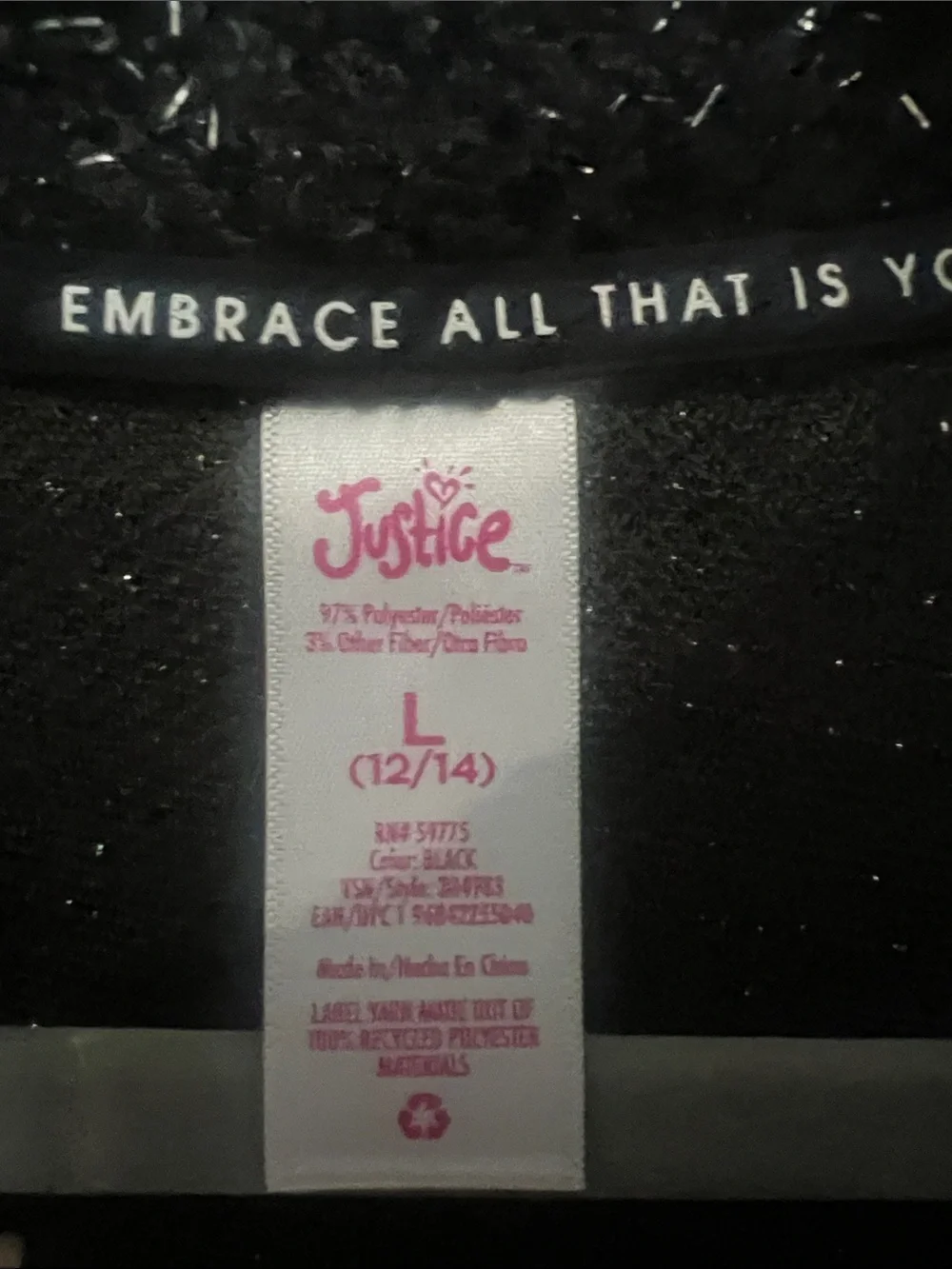 Justice plush teddy